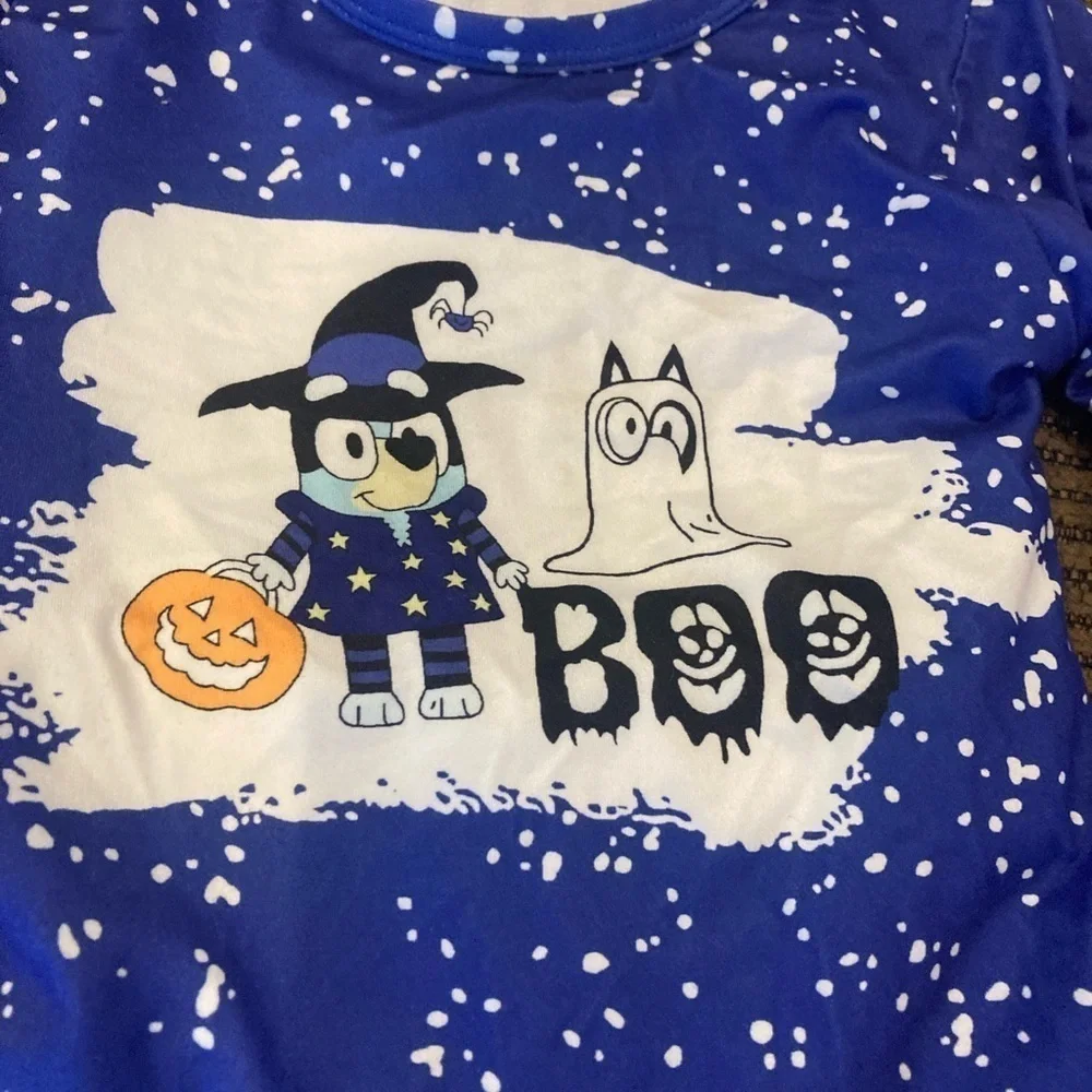 Bluey Halloween Top and Flare Leggings
